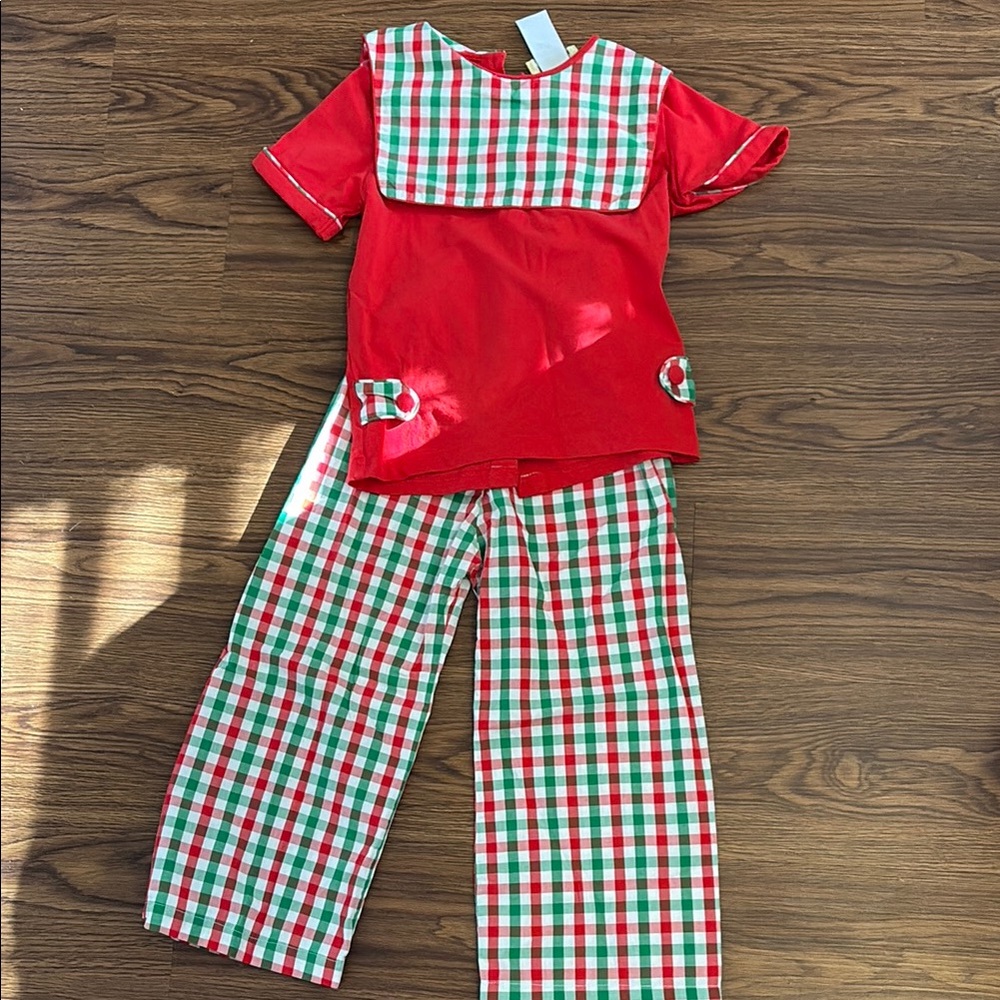 Festive Red and Green Kids Christmas Set
